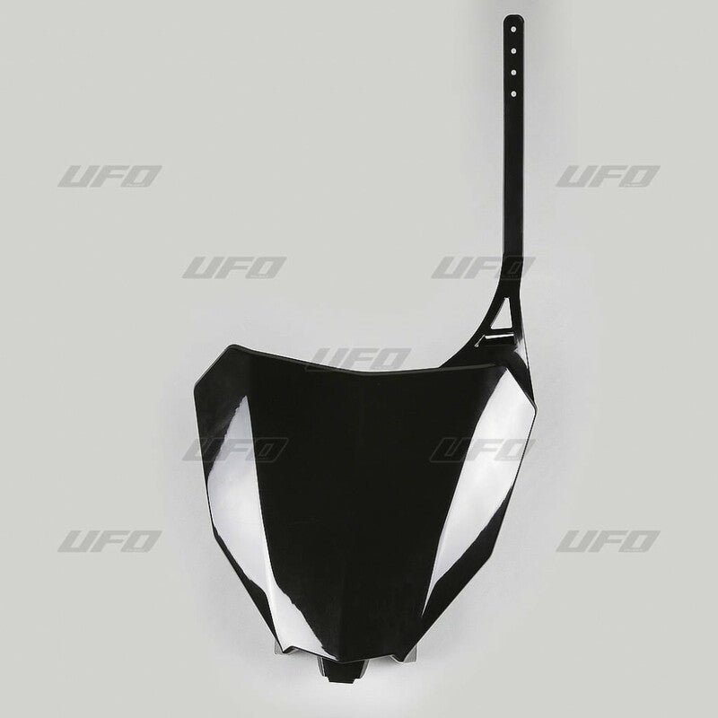 UFO Front Number Plate Black Honda CRF450R/RX