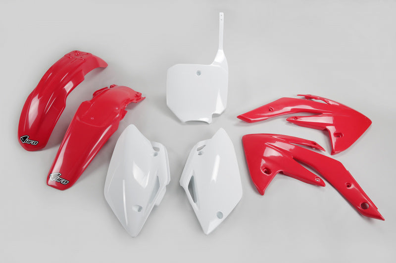 UFO Plastic Kit OEM Color Red/White Honda CRF150R/150F
