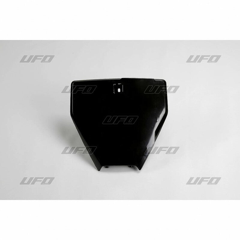 UFO Front Number Plate Black Husqvarna FC
