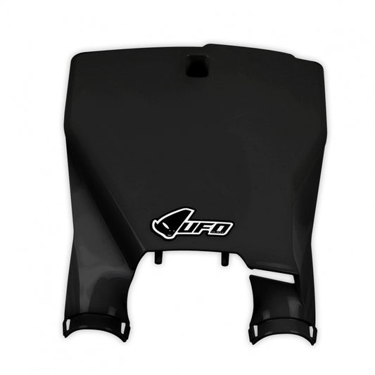 UFO Stadium Front Number Plate Black Husqvarna