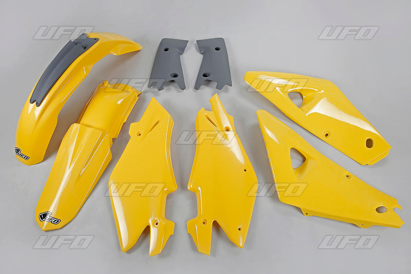 UFO Plastic Kit OEM Color Yellow/Grey Husqvarna CR125/250 - 1087043001