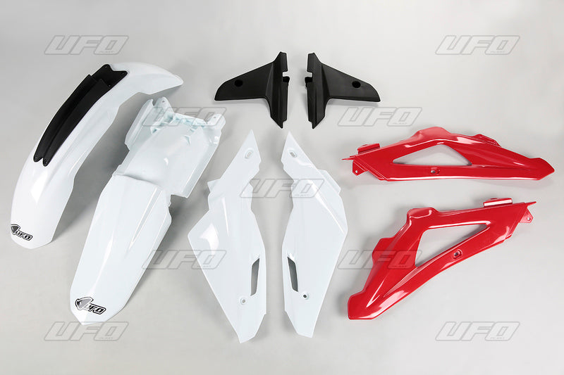 UFO Plastic Kit OEM Color White/Red/Grey Husqvarna TC250