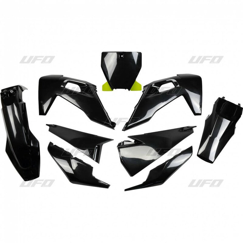 UFO Plastic Kit Black - Husqvarna TC/FC