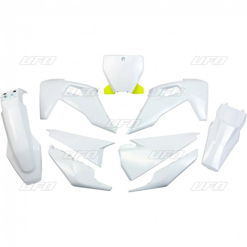 UFO Plastic Kit White - Husqvarna TC/FC