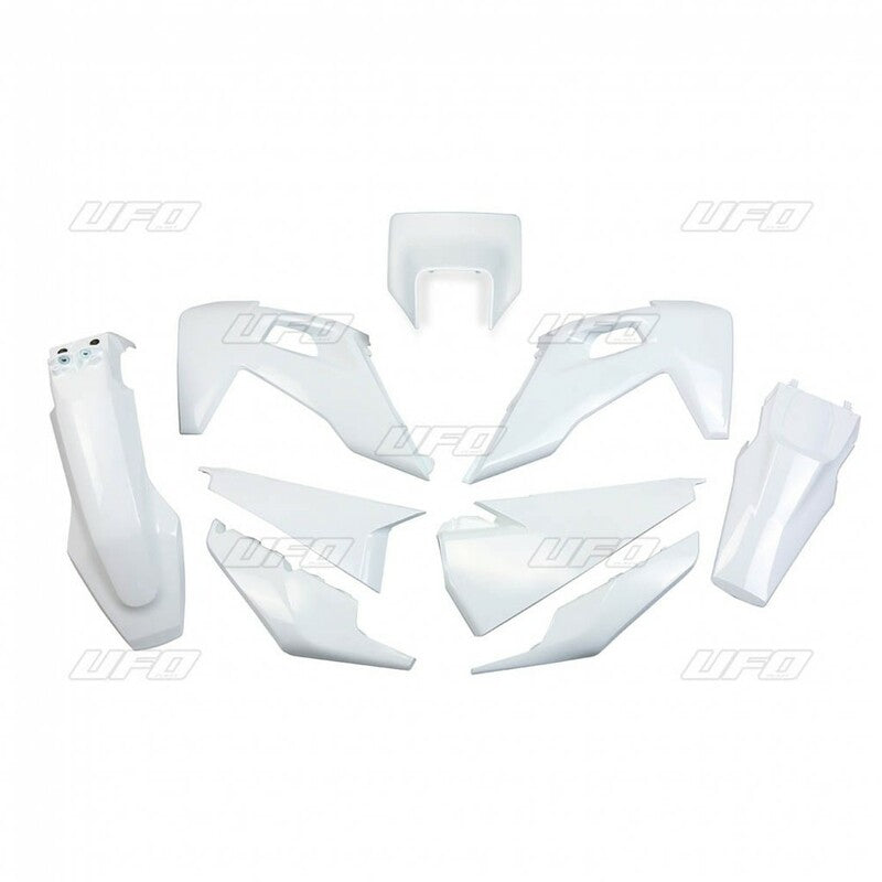 UFO Plastic Kit White Husqvarna FE/TE