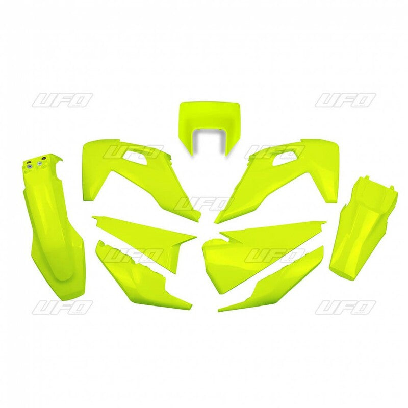 UFO Plastic Kit Neon Yellow Husqvarna FE/TE