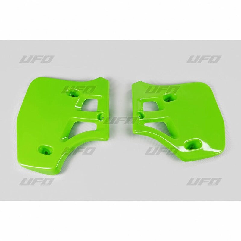 UFO Radiator Covers Green Kawasaki KX250/500