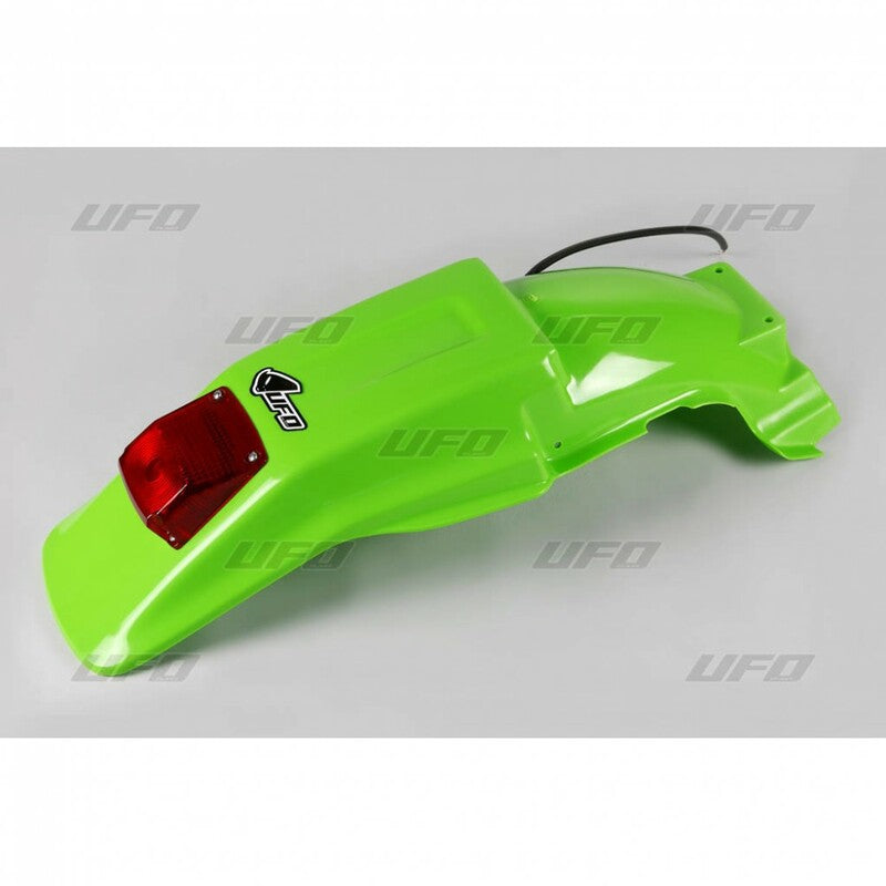 UFO Rear Fender with light Green Kawasaki KDX 200