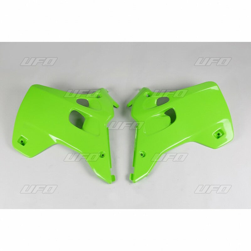 UFO Radiator Covers Green Kawasaki KX125/250 - 1087088001