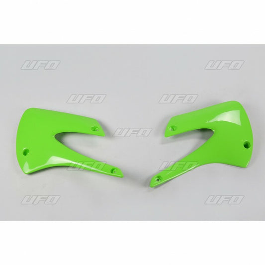 UFO Radiator Covers Green Kawasaki KX85/80