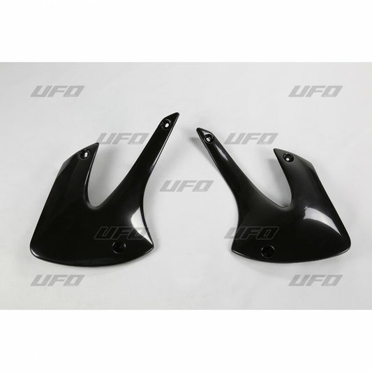 UFO Radiator Covers Black Kawasaki KX85/80