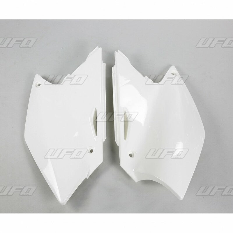 UFO Side Panels White Kawasaki KX250F
