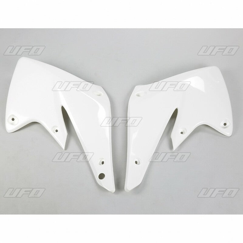 UFO Radiator Covers White Kawasaki KX250F - 1087148003