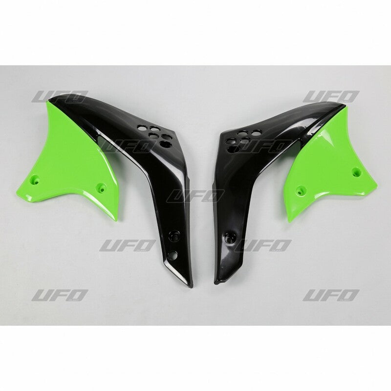 UFO Radiator Covers Green Kawasaki KX250F - 1087162001