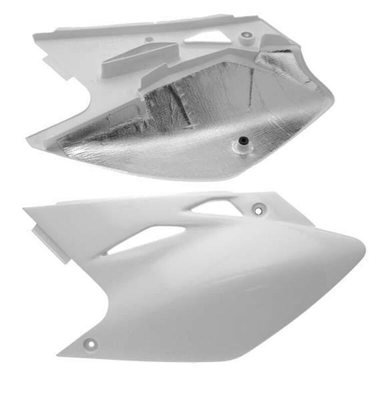 UFO Side Panels White Kawasaki KX450F
