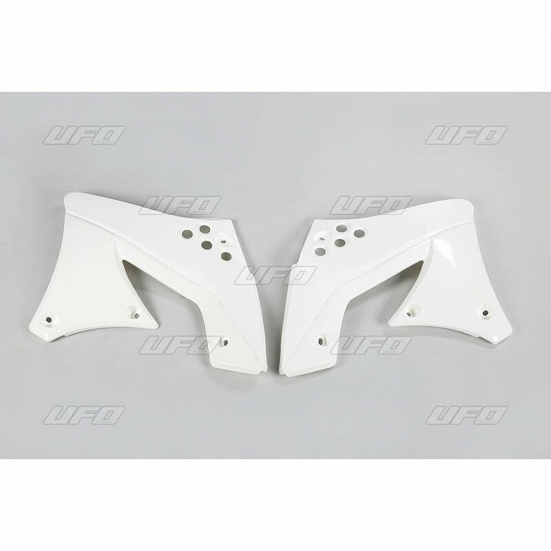 UFO Radiator Covers White Kawasaki KX250F - 1087188002