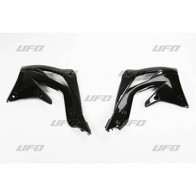 UFO Radiator Covers Black Kawasaki KX450F - 1087203001