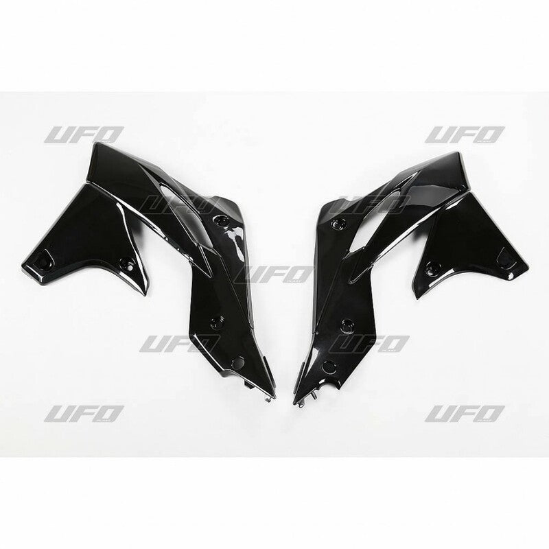 UFO Radiator Covers Black Kawasaki KX250F - 1087210002