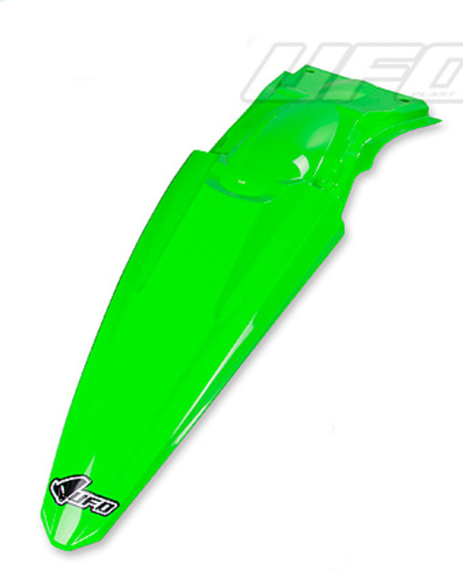 UFO Rear Fender Neon Green Kawasaki KX450F