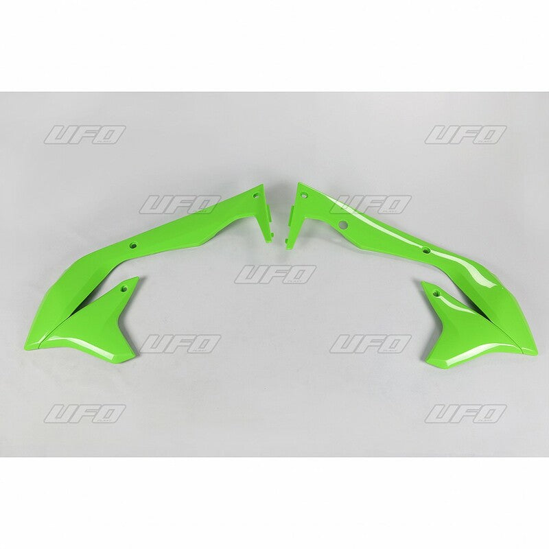 UFO Radiator Covers Green Kawasaki KX450F - 1087220004