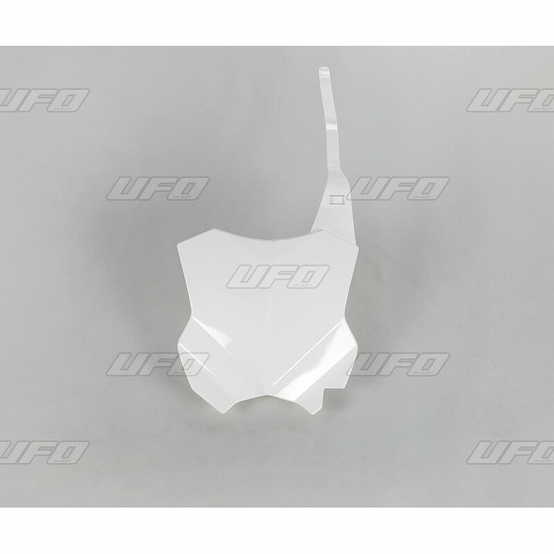 UFO Front Number Plate White Kawasaki KX450F - 1087223003