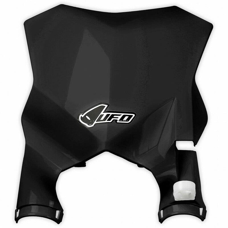 UFO Stadium Front Number Plate Black Kawasaki KX250F/450F