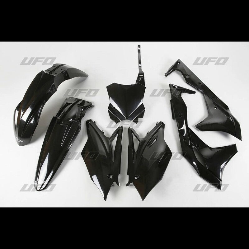 UFO Plastic Kit Black Kawasaki KX250F - 1087272001
