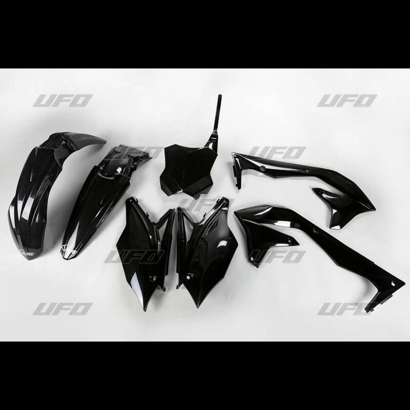 UFO Plastic Kit Black Kawasaki KX450F - 1087273001