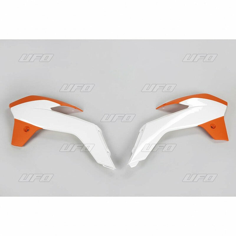UFO Radiator Covers OEM Color 2015 Orange/White KTM SX85