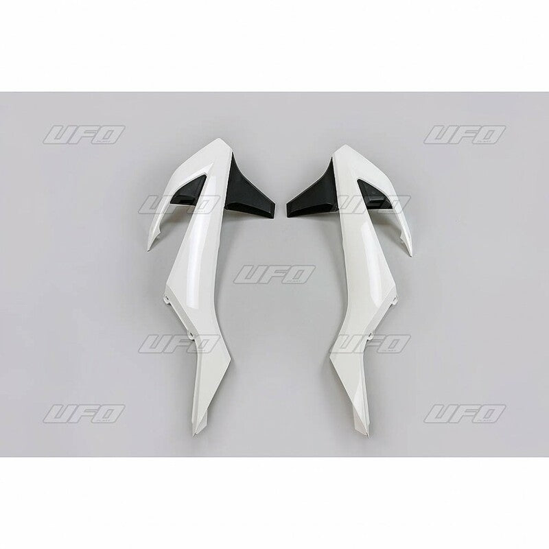 UFO Radiator Covers OEM 2017 White/Black KTM SX/SX-F