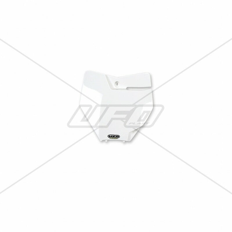 UFO Front Number Plate White KTM - 1087390001