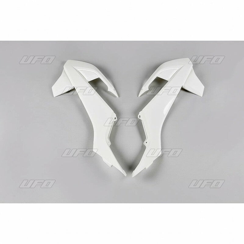 UFO Radiator Covers White KTM SX65