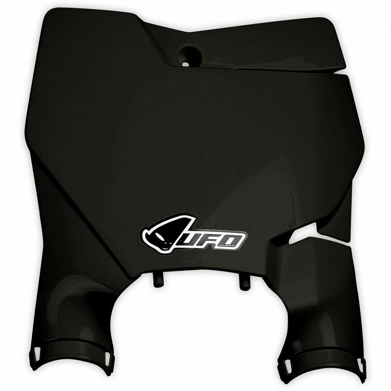 UFO Stadium Front Number Plate Black KTM