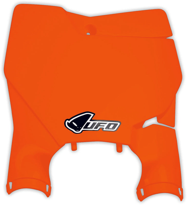 UFO Stadium Front Number Plate Neon Orange KTM