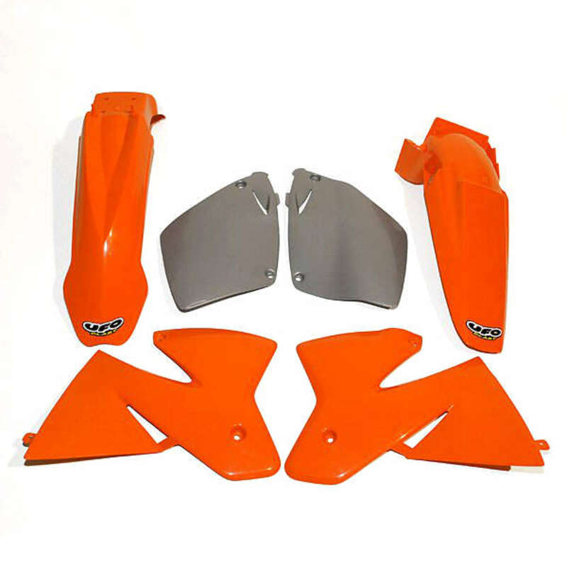 UFO Plastic Kit OEM Color Orange/Grey KTM