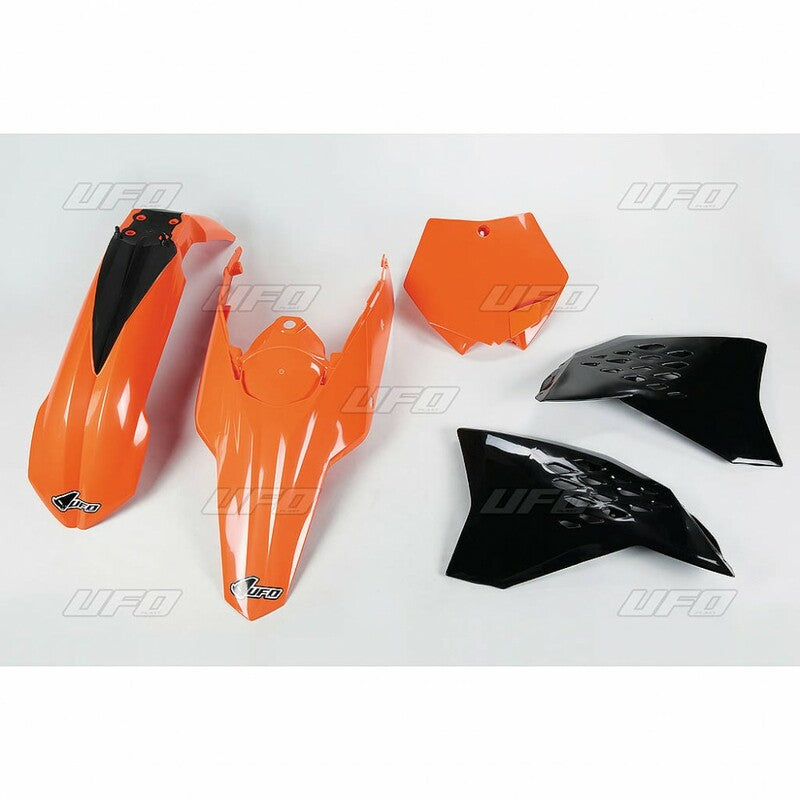 UFO Plastic Kit OEM Color Orange/Black KTM - 1087430001
