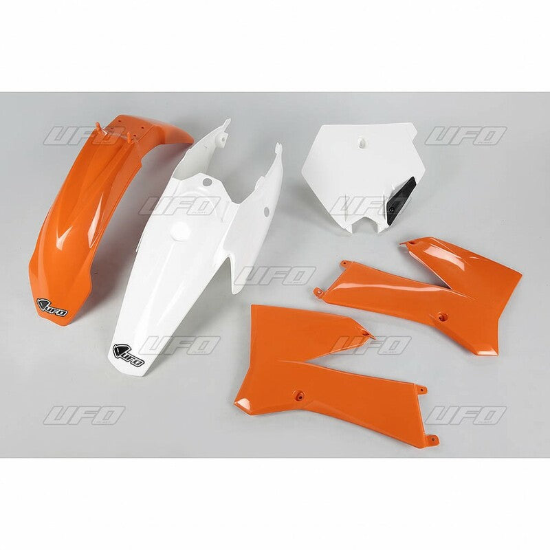 UFO Plastic Kit OEM Color Orange/Blanc KTM SX85