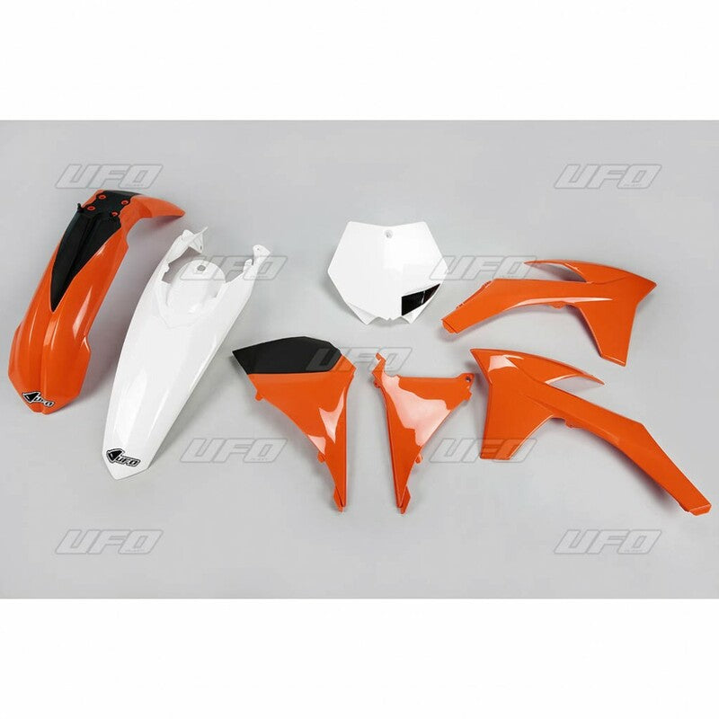 UFO Plastic Kit OEM Color Orange/Blanc KTM - 1087432001