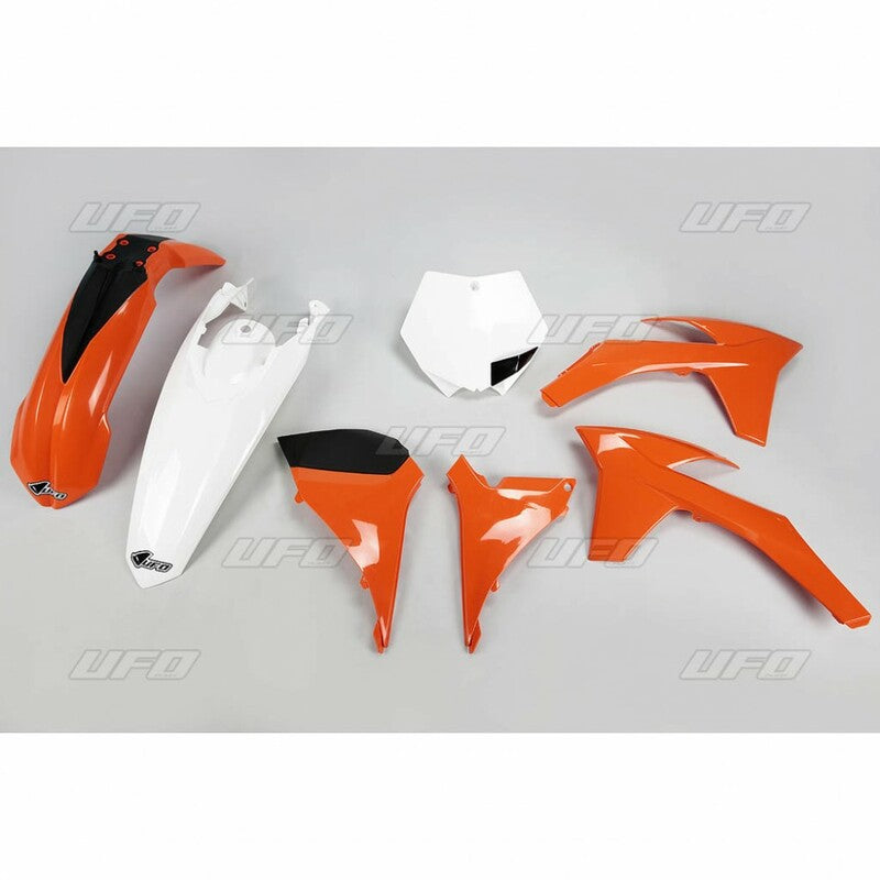 UFO Plastic Kit OEM Color Orange/Blanc KTM - 1087433002