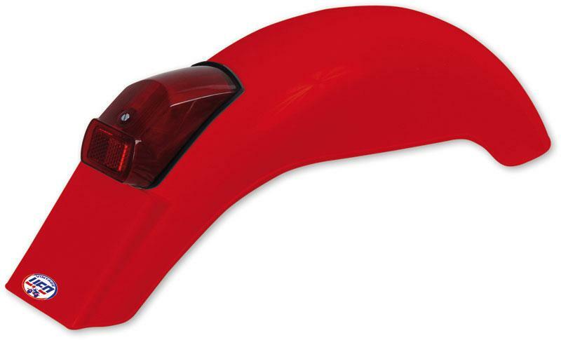 UFO Enduro Rear Fender + Light Red - 1087483001