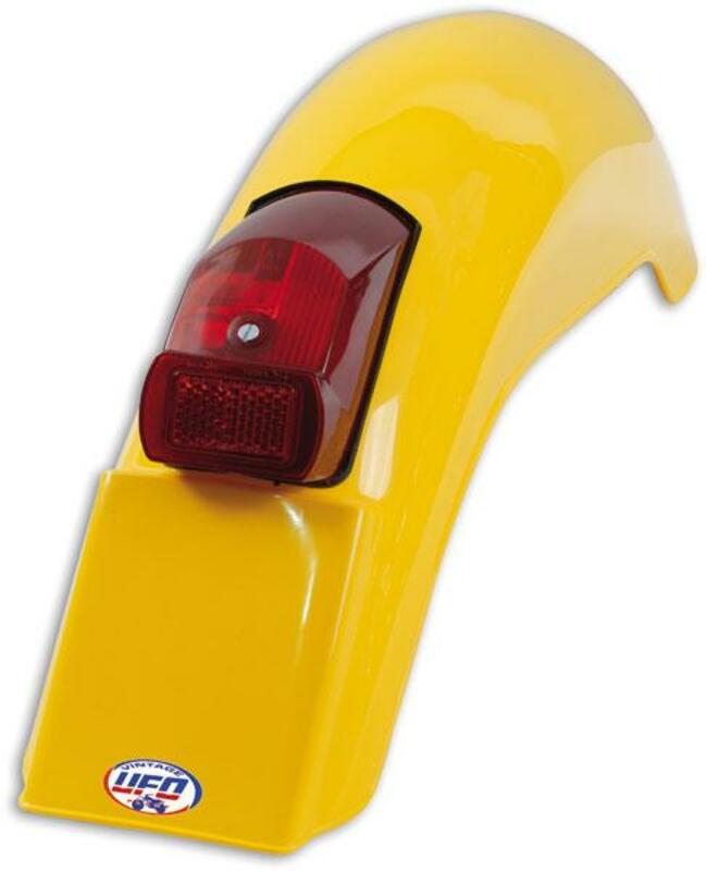 UFO Enduro Rear Fender + Light Yellow - 1087483002