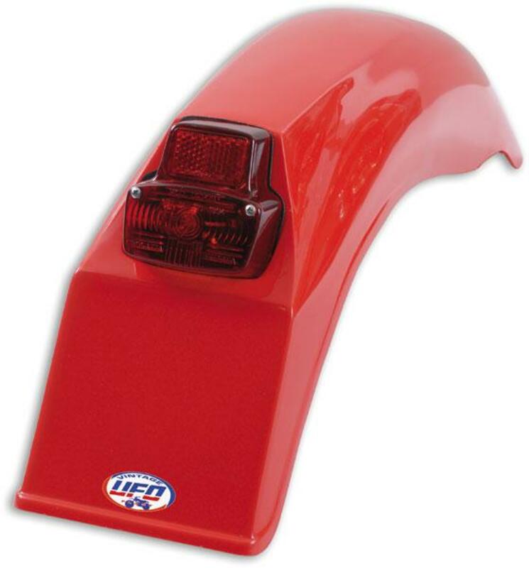 UFO Enduro Rear Fender + Light Red - 1087485001