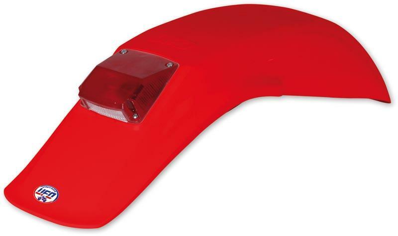 UFO Enduro Rear Fender + Light Red - 1087486001