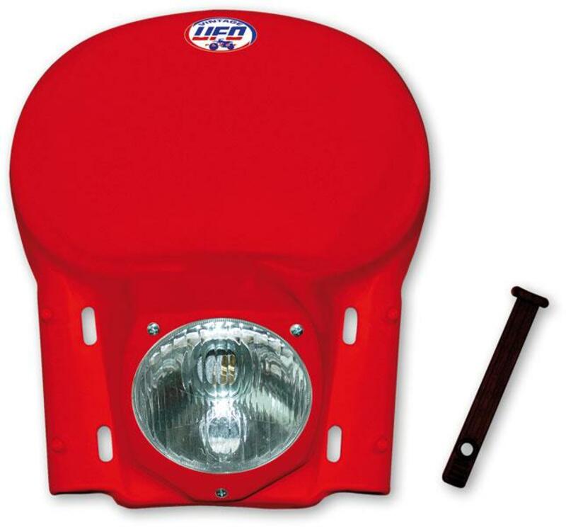 UFO Universal Vintage Headlight Red 1978-1989