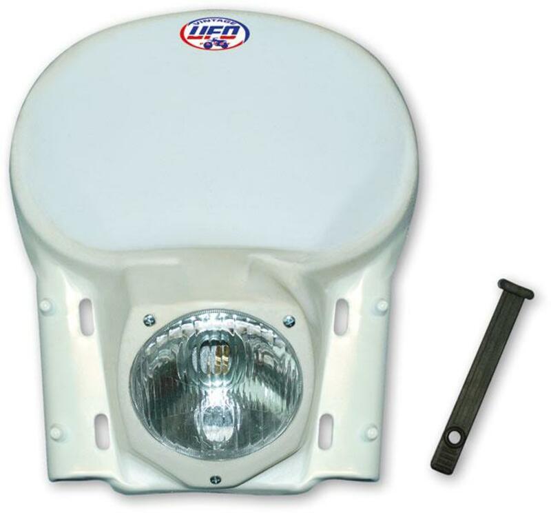 UFO Universal Vintage Headlight White 1978-1988