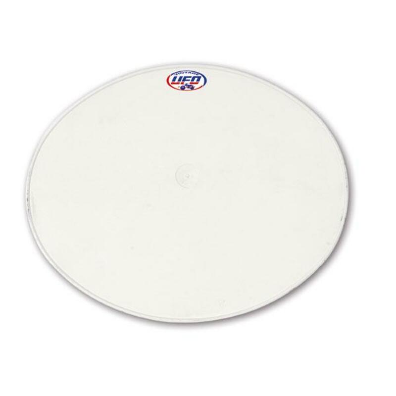 UFO Oval Front Plate Husqvarna White
