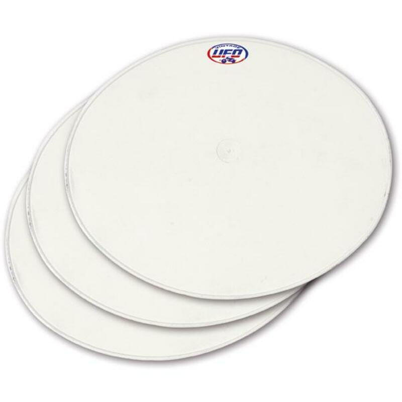 UFO Vintage Oval Front Plate 1970 White 3 pcs