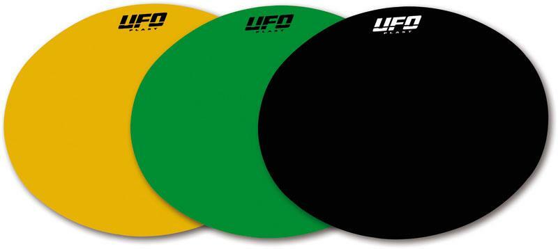 UFO Oval Adhesive Plates Yellow