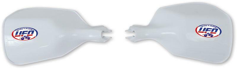 UFO Handguards White Drum Brake