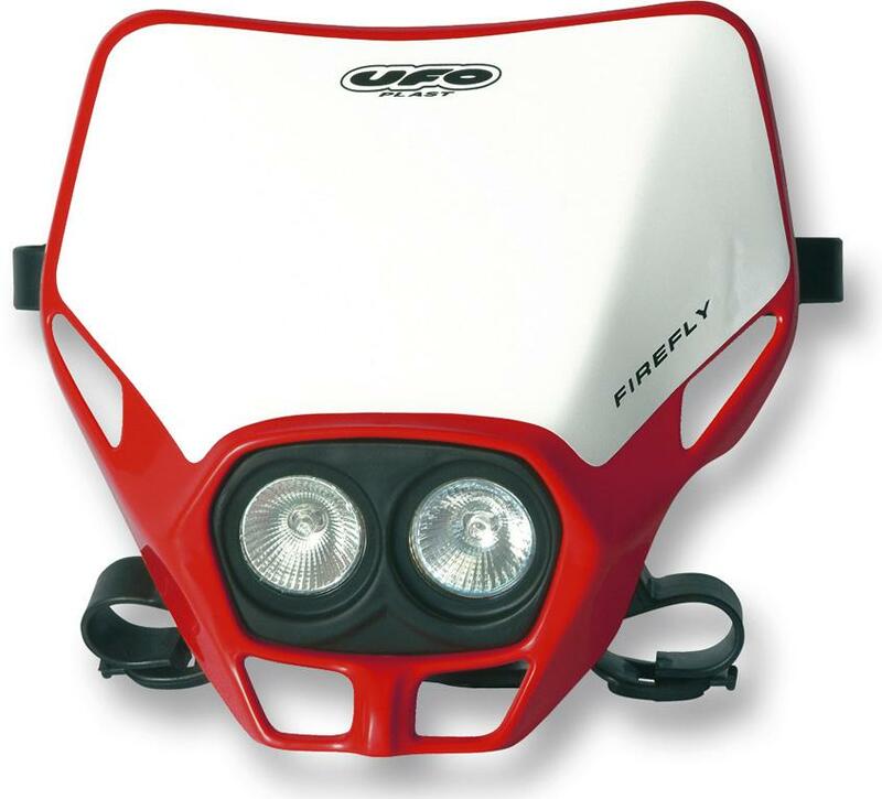 UFO Firefly Twins Headlight Red